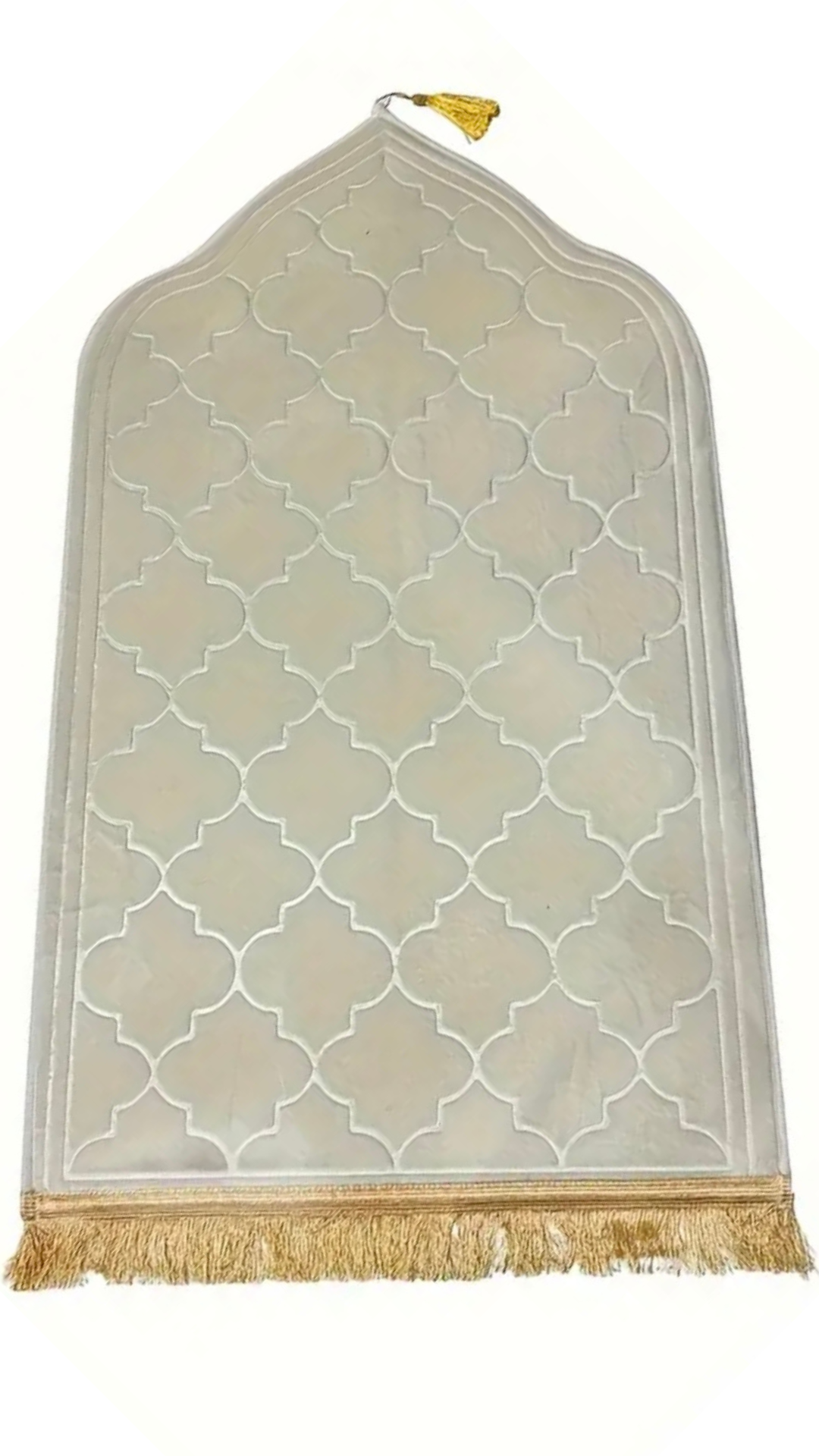 Tapis de prière beige