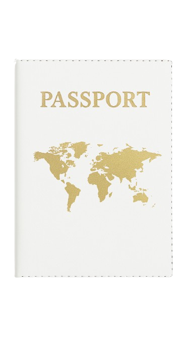 Protège passeport blanc