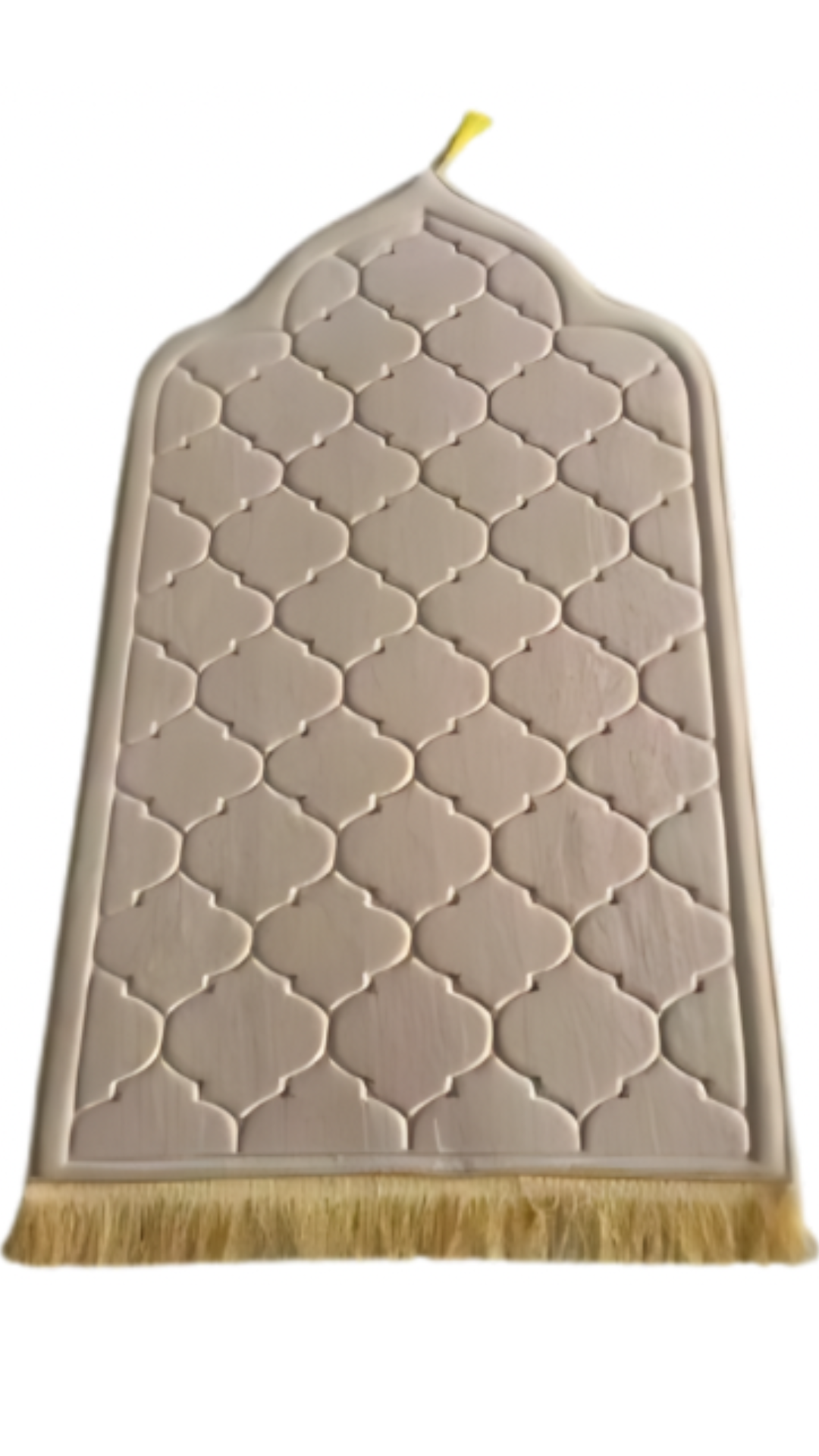Tapis de prière crème