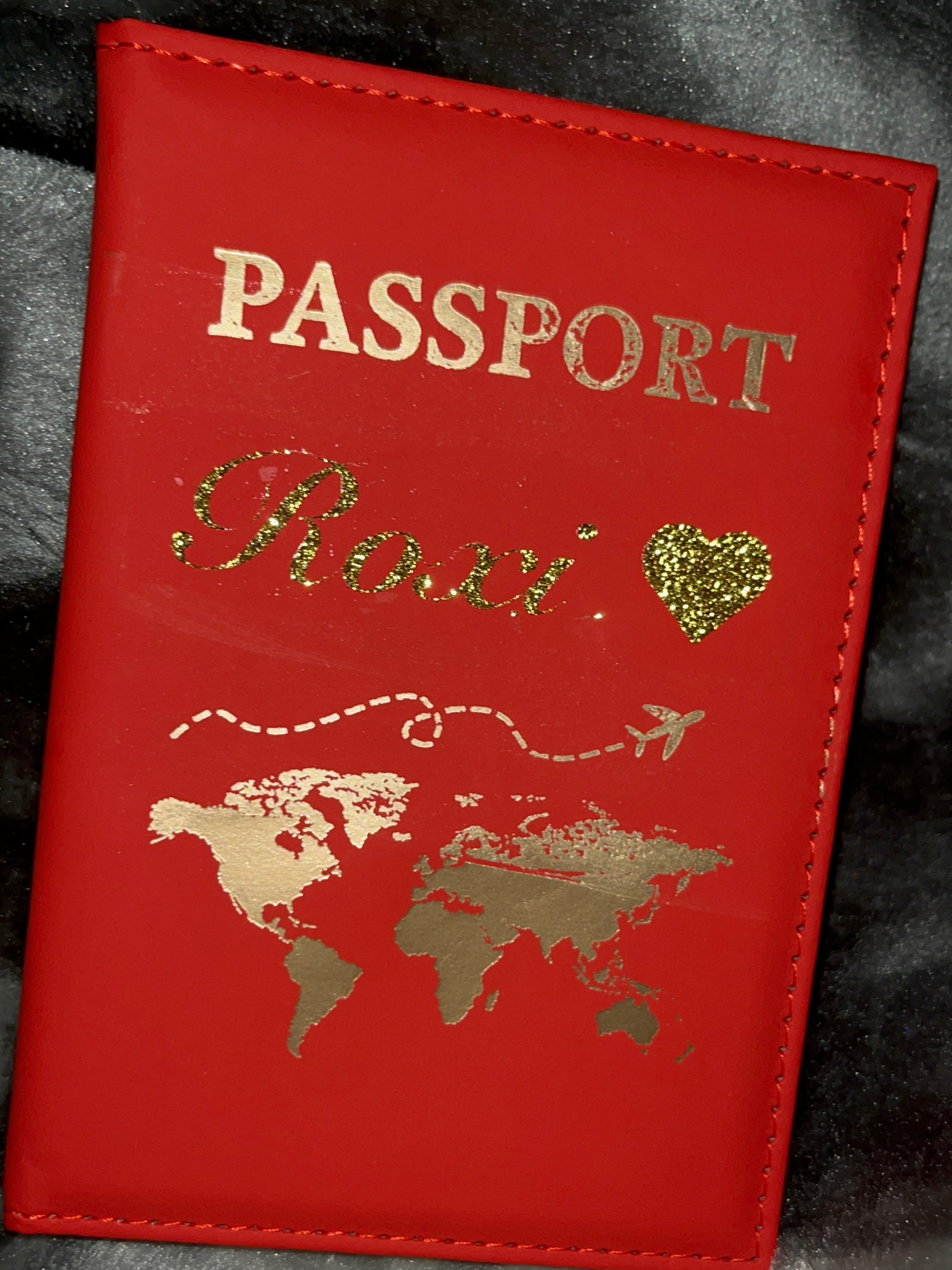 Protège passeport rouge