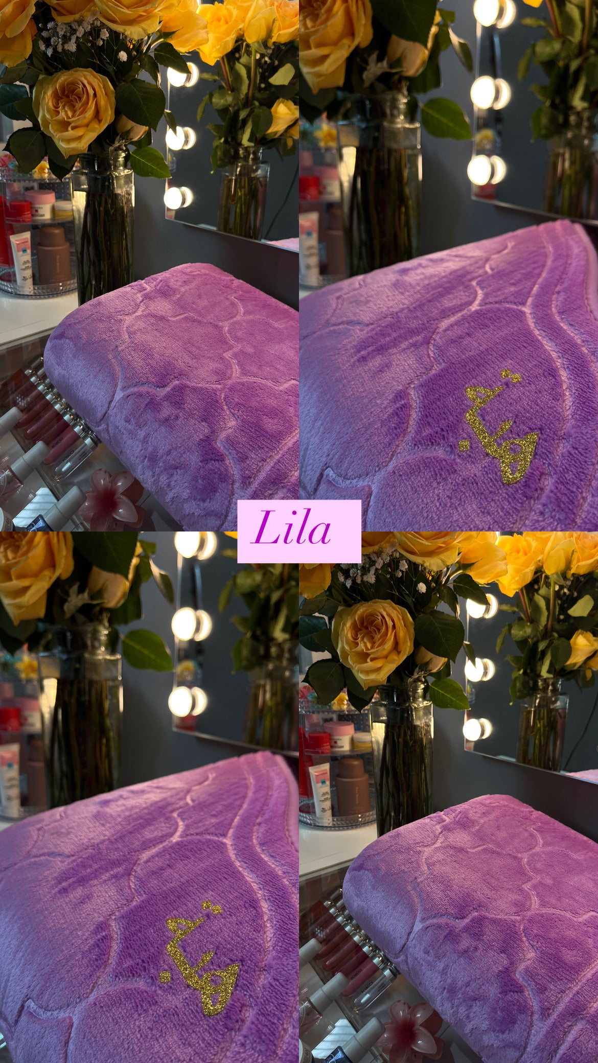 Tapis de prière lila