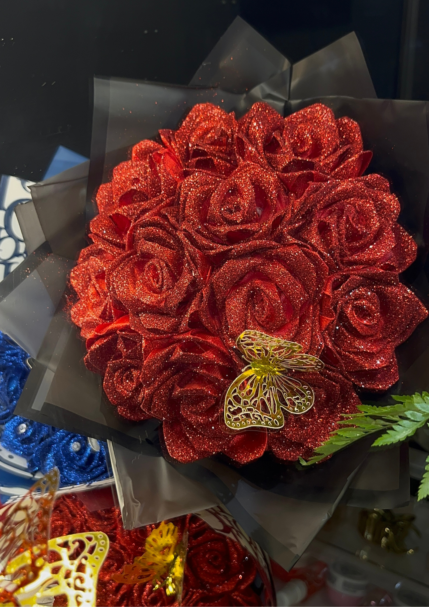 Bouquet de 12 roses éternelles