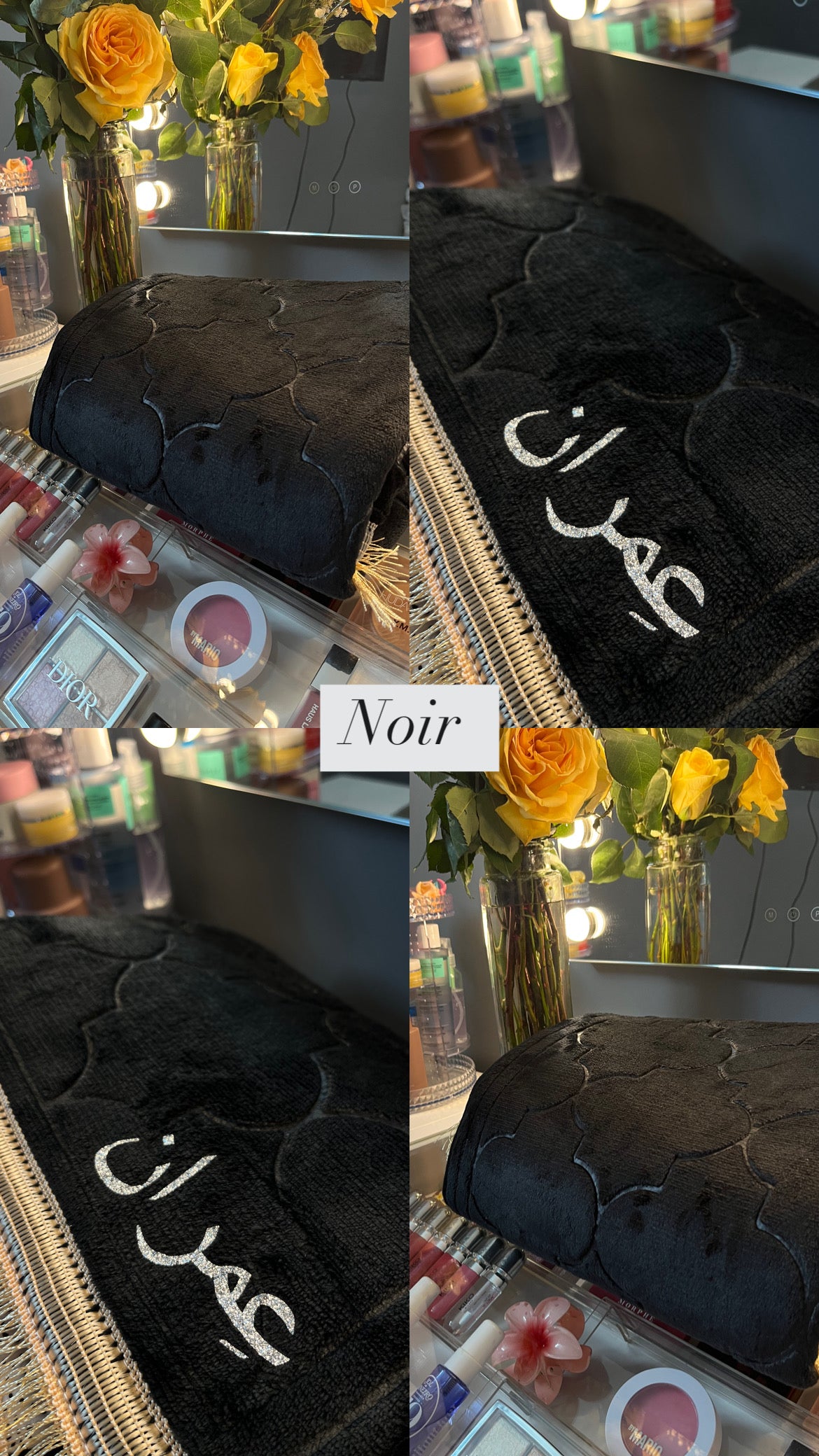 Tapis de prière noir