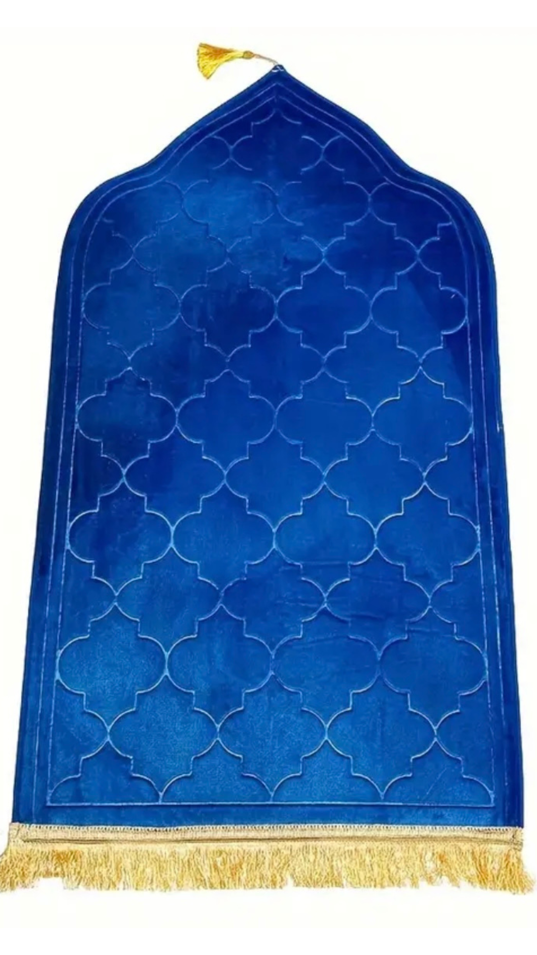 Tapis de prière bleu royal