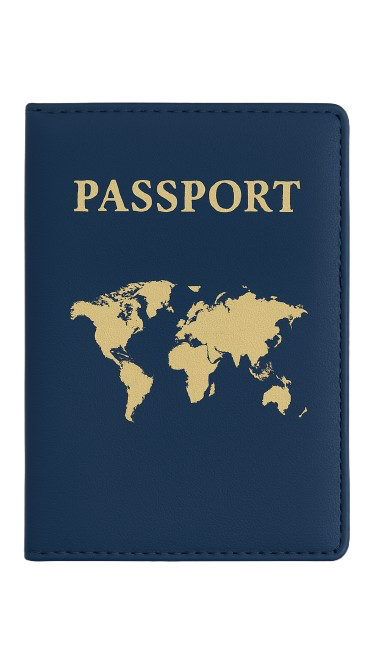 Protège passeport marine