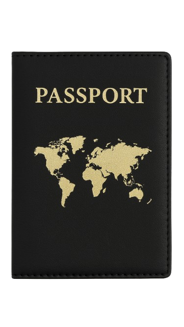 Protège passeport noir
