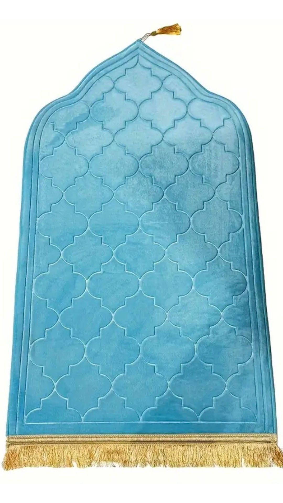 Tapis de prière bleu ciel