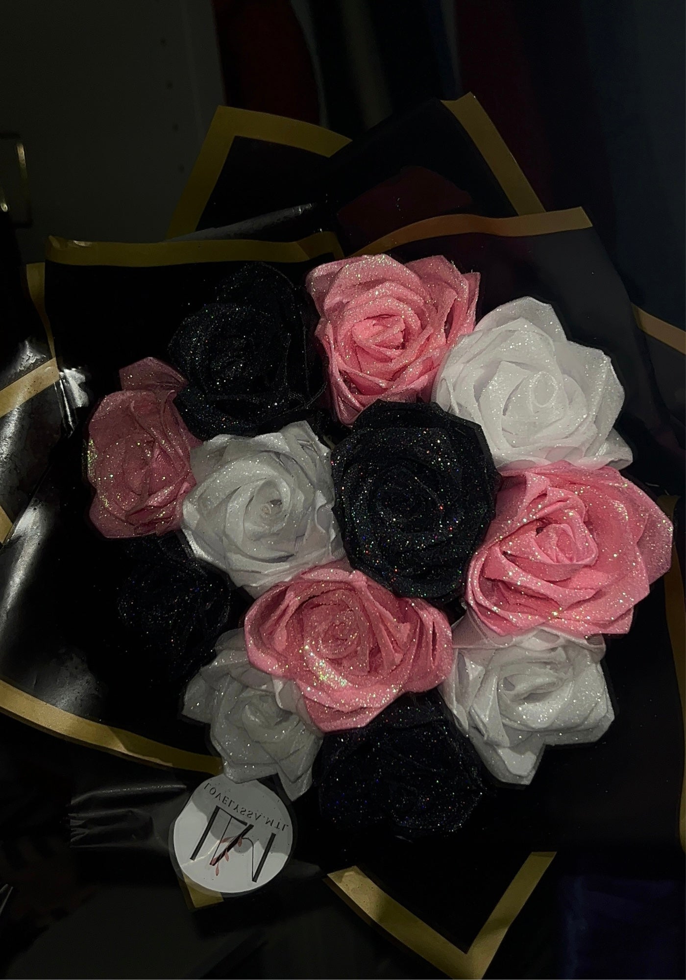 Bouquet de 12 roses éternelles